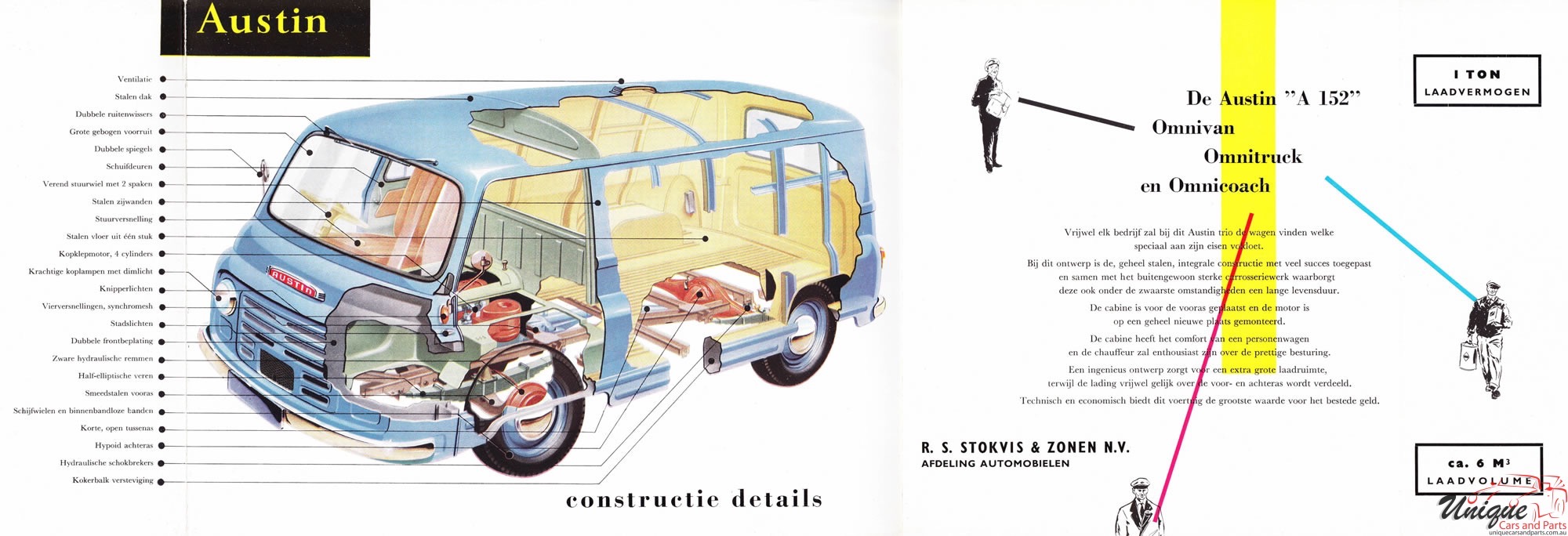 1957 Austin 152 Omni (Netherlands) Brochure Page 2